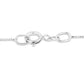 10k Rose Gold and Sterling Silver 1/10ct TDW Round Cut Diamond Interlocked Heart and Ribbon Pendant Necklace (H-I, I1-I2)
