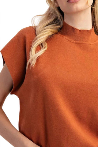 Ee:Some - Haven Mock Neck Knit Top