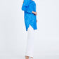 Zaalima Fashion - Long Sleeve Solid Color Regular Tunic
