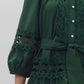 Entro - Pearl Detail Short Lace Dress