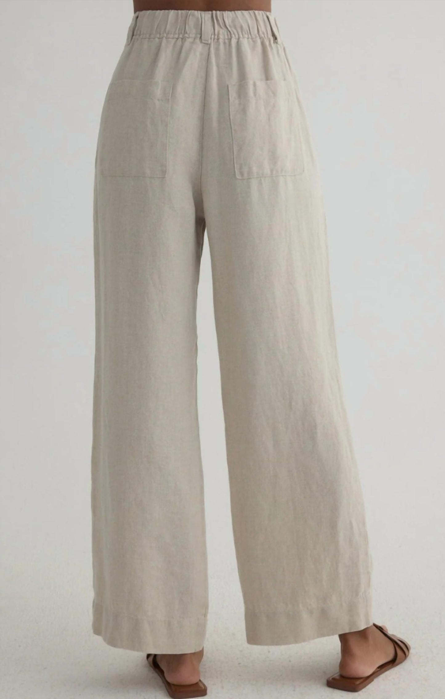Bella Dahl - Pleated Wide Leg Ankle Pant