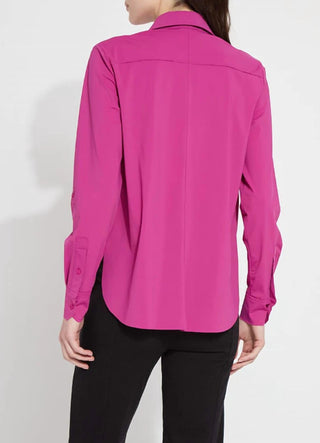 Lysse - Camisa com aba dobrável e botões