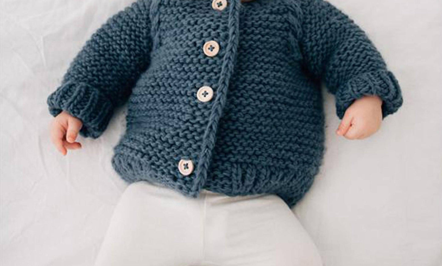 Huggalugs - Baby Boys Knit Sweater