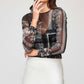 Fifteen Twenty - Alina Side - Shirred Mesh Top