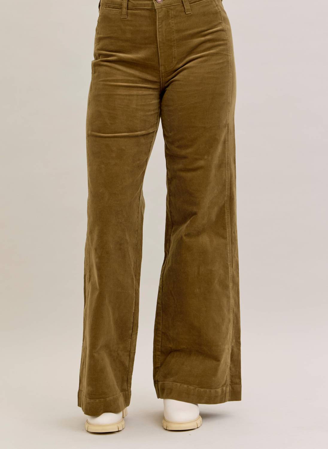 Judy Blue - High Rise Retro Wide Leg Corduroy Pants