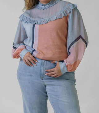 -Bl^Nk- - Blusa de malha Kalani - Plus