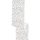 Cristina Martinez Dot Table Runner in Ivory Black