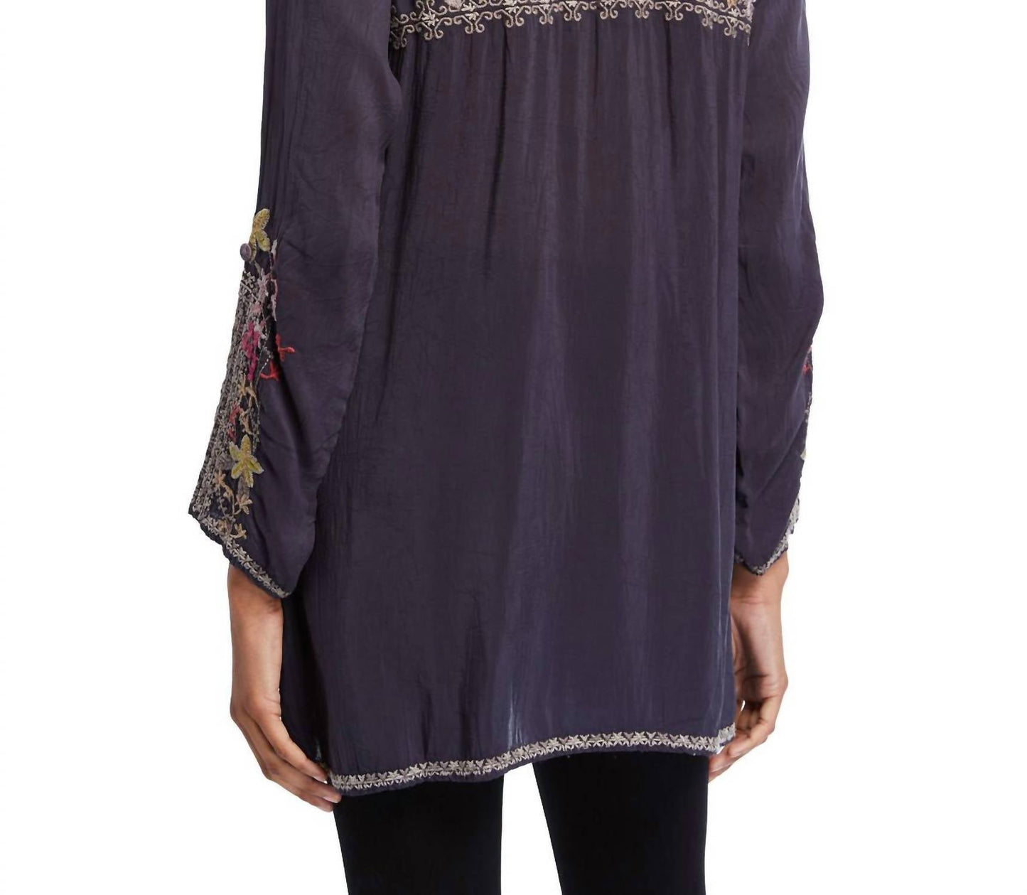 Johnny Was - LILIANNA LOOSE FIT EMBROIDERED TUNIC