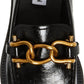 Steve Madden - Women's Karmine Leather Chunky Chain Loafer