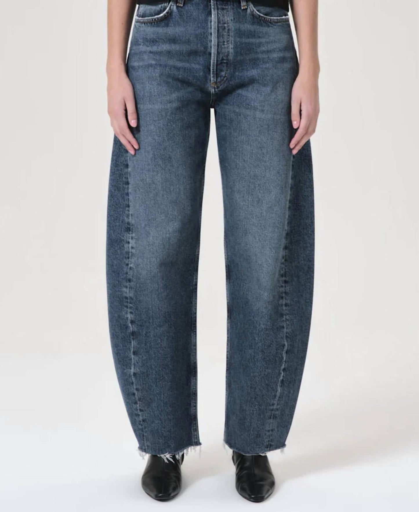 Agolde - Luna High Rise Piece Taper Jeans