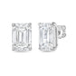Diana M Jewels - 5.00 Cts Lab Grown Emerald Cut Stud Earrings