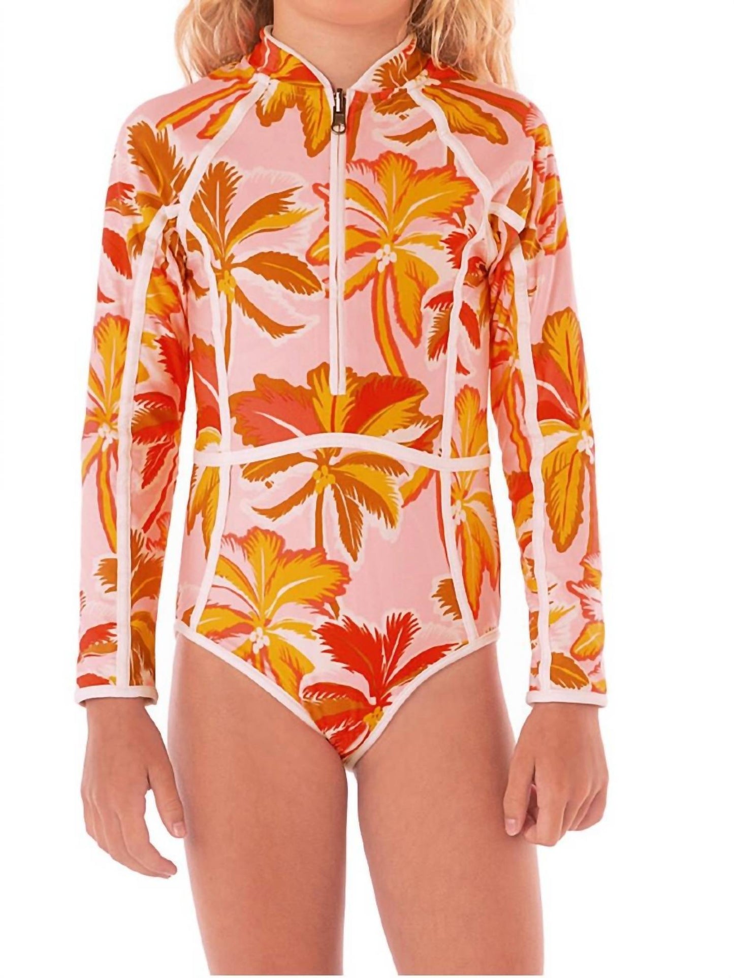 Maaji - Kids Pink Palms Moorea One Piece