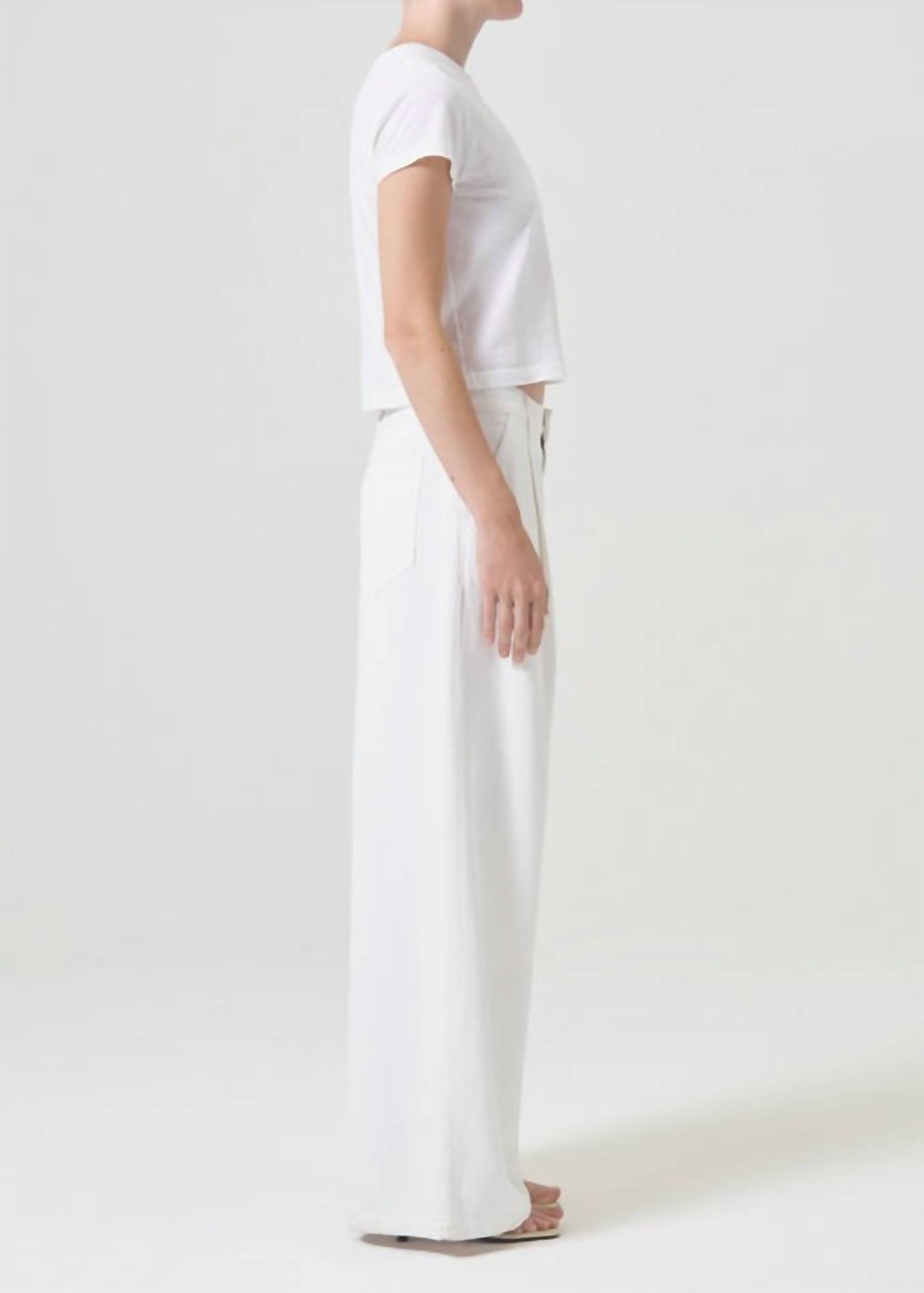 Agolde - Ellis Low-slung Wide Leg Trouser Pants