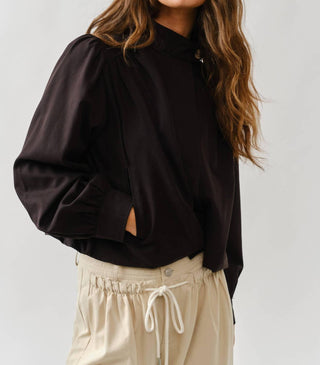 Aaron & Amber - Brynne Short Balloon Trench Jacket
