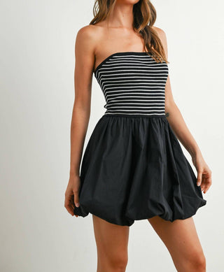 Buttermelon - Bubble Hem Mini Skirt Dress