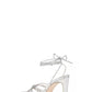 Paige - Women's Denim Viola Ankle Tie Strappy High Heel Sandals