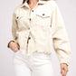 Pol - Oversized Ribbed Shacket