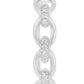 Allyanna Gifts - Women's Moissanite Oval Link Post Hoop Earrings