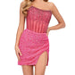 Ashleylauren - Strapless Cocktail Dress