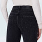 Pistola - Lexi Mid Rise Bowed Straight Jeans