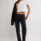 Free People - Risk Taker Mid-rise Straight Jeans