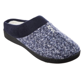 Isotoner - Women’s Heathered Knit Jessie Hoodback Slippers