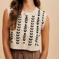 Anniewear - Women's Contrast Stitch Detail Sweater Vest