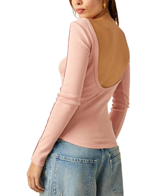 Free People - Camiseta de manga comprida sem remorso