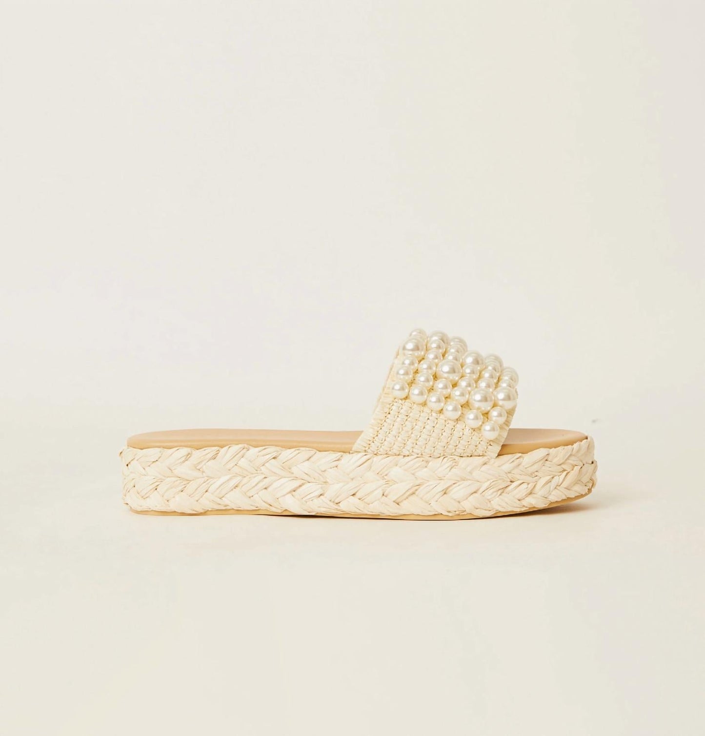 Btb Los Angeles - Sandália feminina Milos Pearl Espadrille