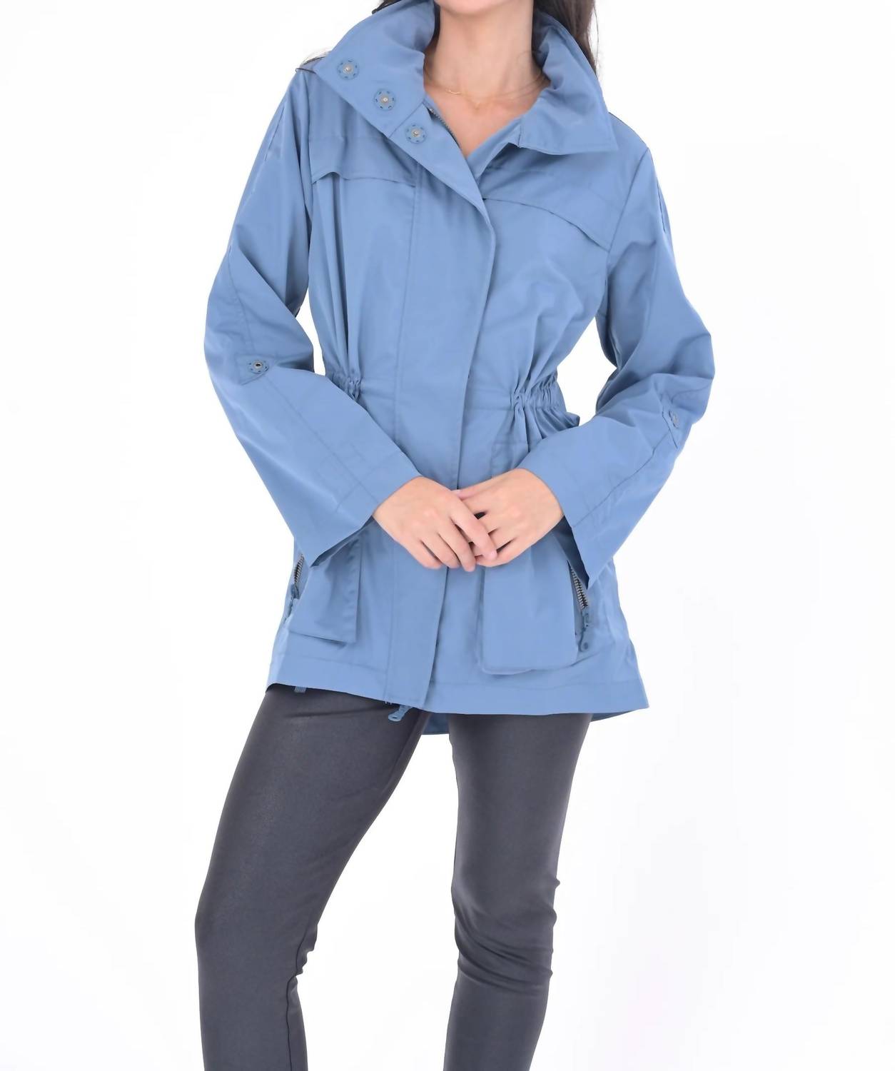 Anorak - Crinkle Long Sleeve Rain Jacket