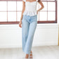 Astr - Baylin Eyelet Peplum Corset Top