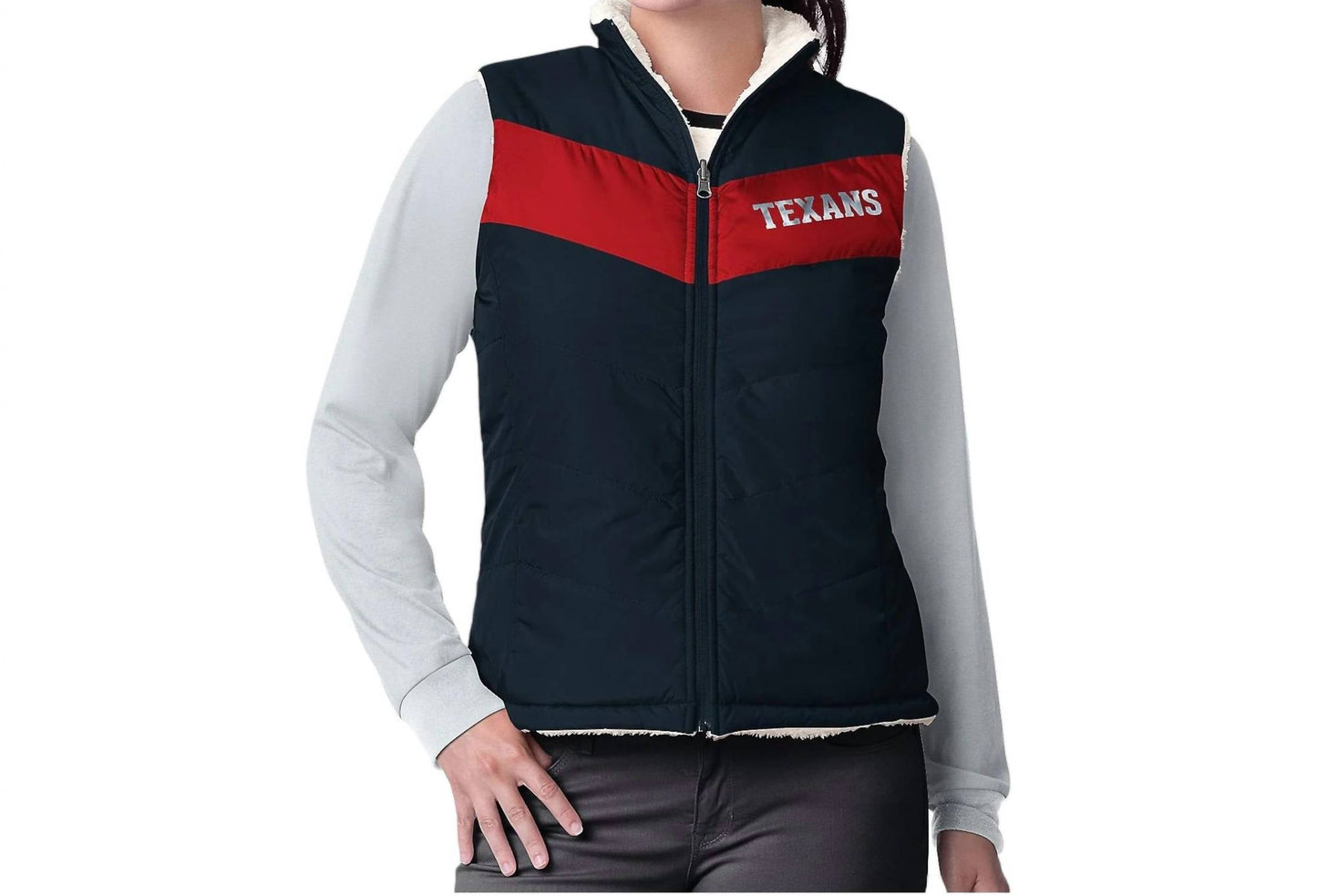 G-Iii - Houston Texans Women's Reversible Game Rule Vest