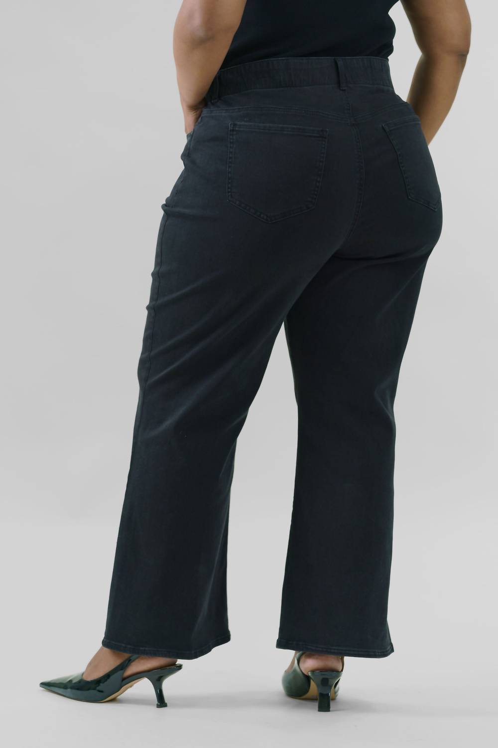 Nydj - Waist Match High Rise Major Wide Leg Jeans