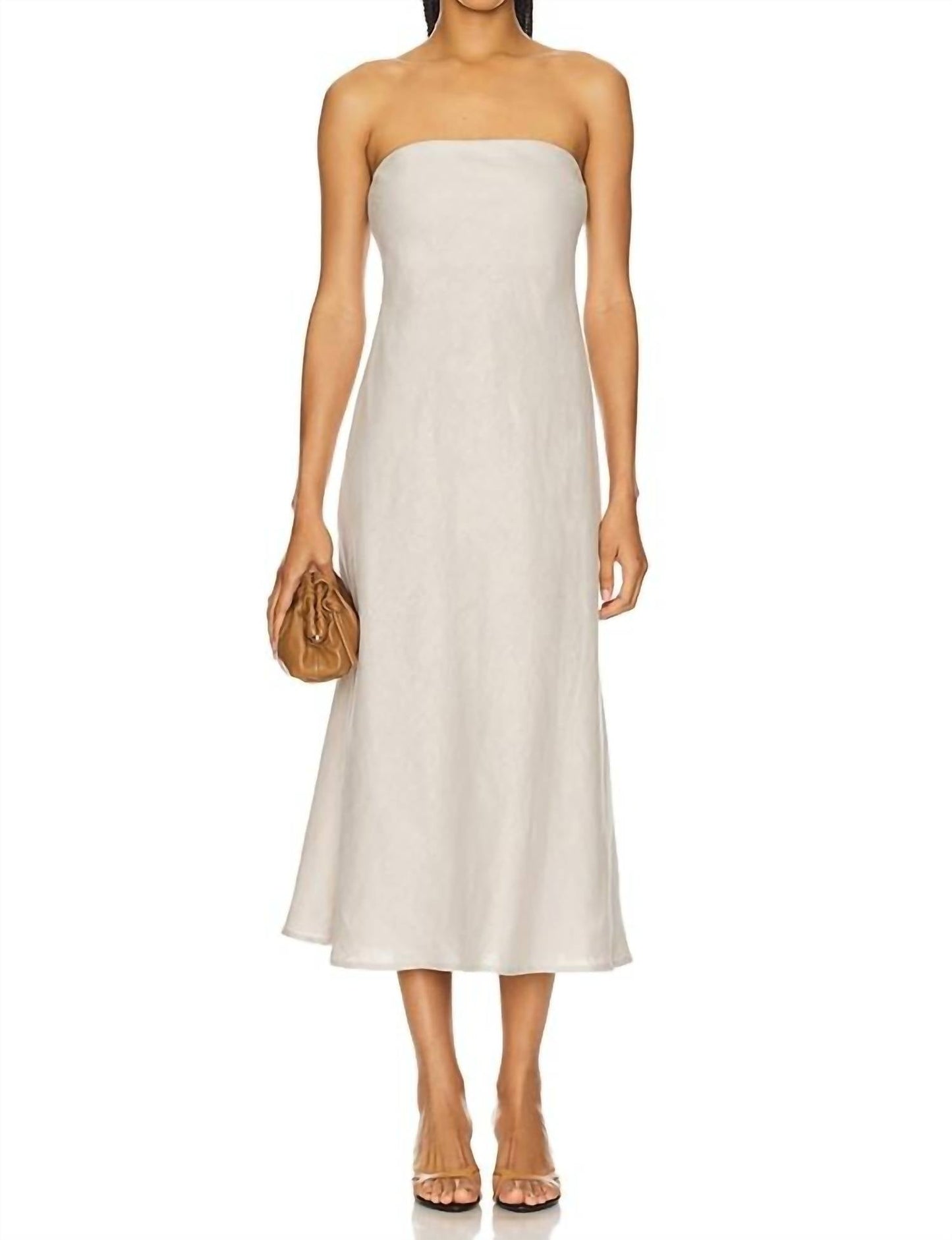 Enza Costa - LINEN BIAS DRESS
