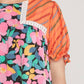 Entro - Mixed Print & Lace Blouse - Plus