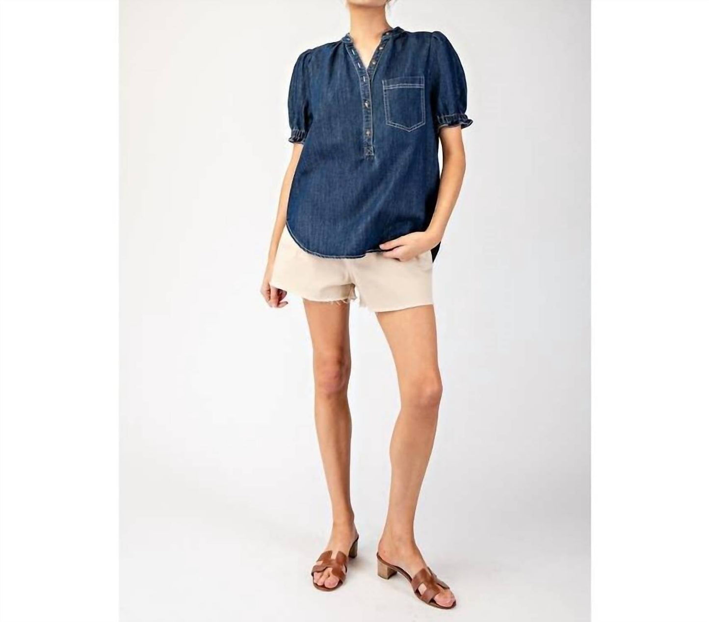 Style Usa - Denim Top