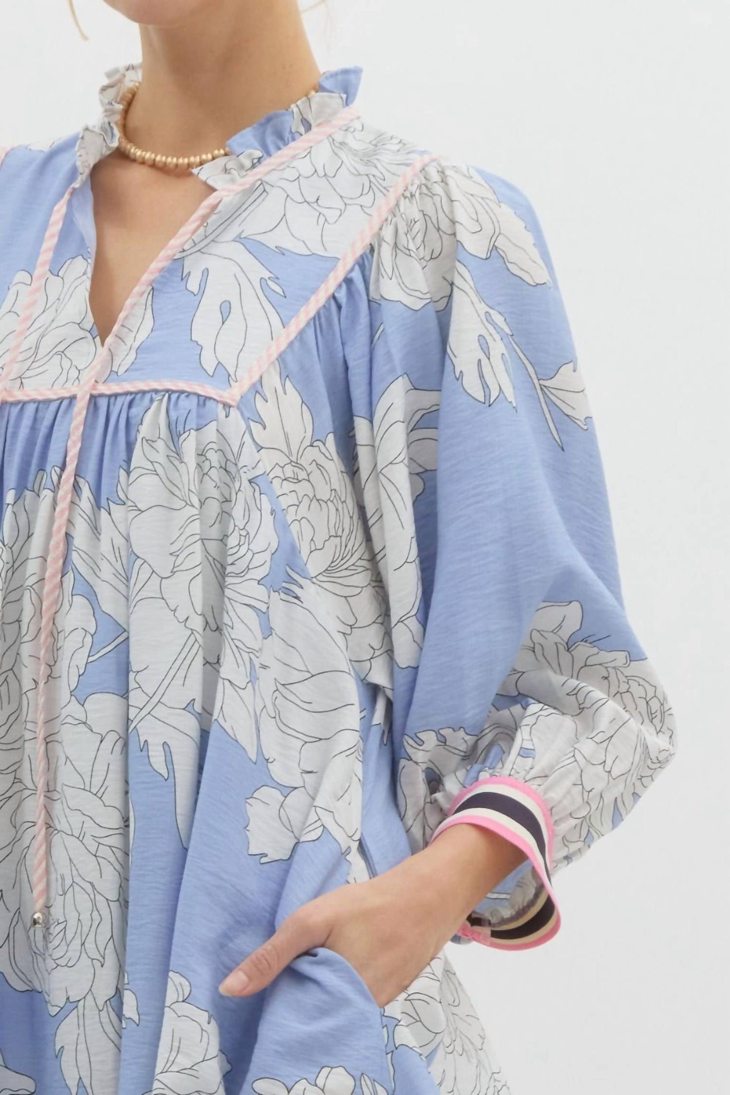 Entro - Bistro Bound Floral Dress