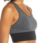 Zella - Longline Racerback Herringbone Sports Bra