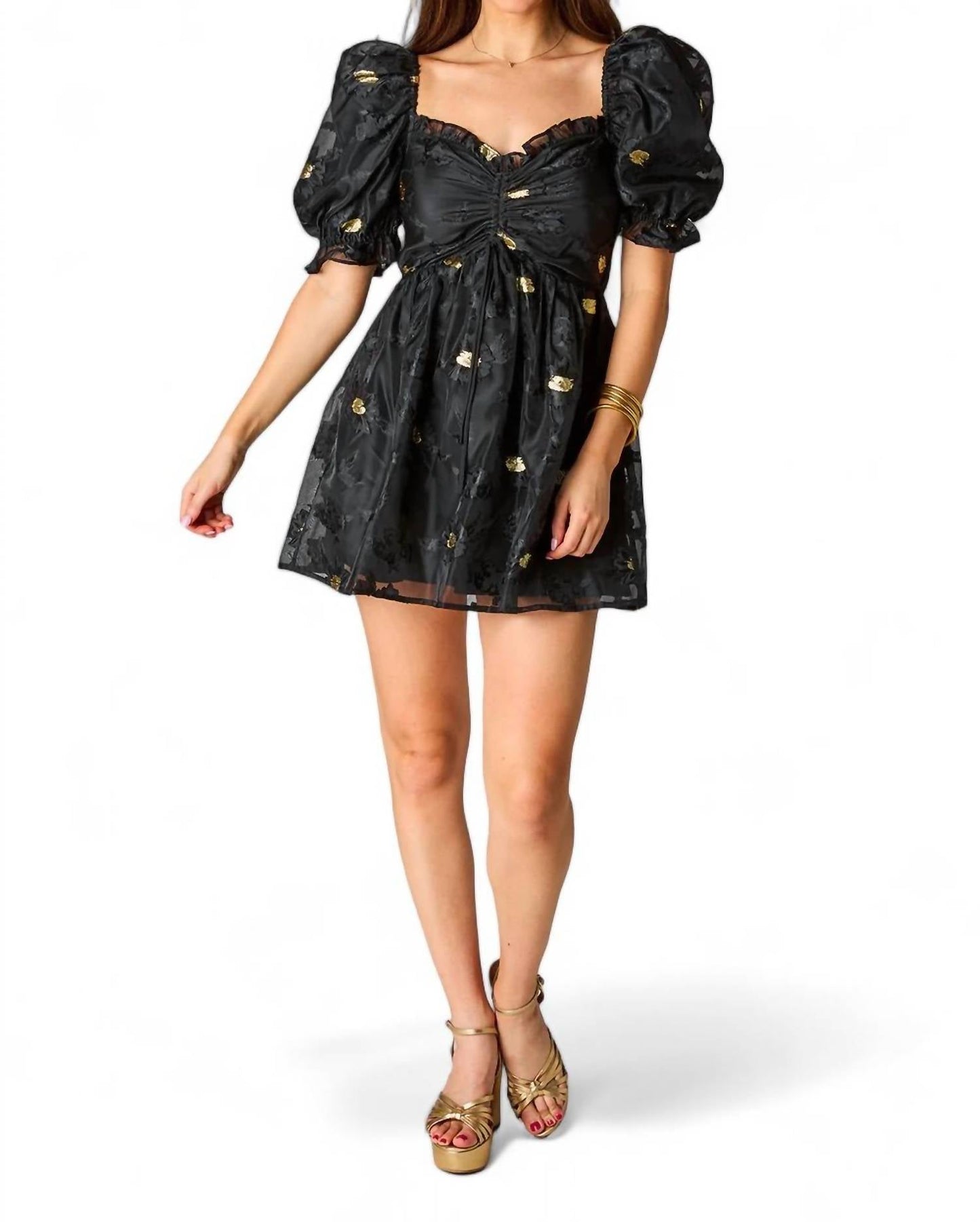 Buddylove - COLBY PUFF SLEEVE MINI DRESS