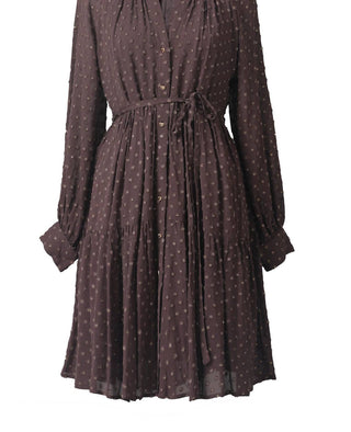 Emily Lovelock - Women's Lucy Lurex Dobby Dress