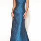 Black Label - Leila Draped Strapless Trumpet Gown
