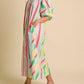 Fantastic Fawn - Poplin Striped Maxi Dress
