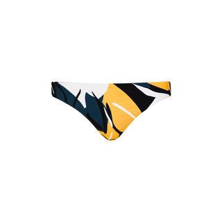 Seafolly - Calcinha de biquíni hipster com corte e cópia