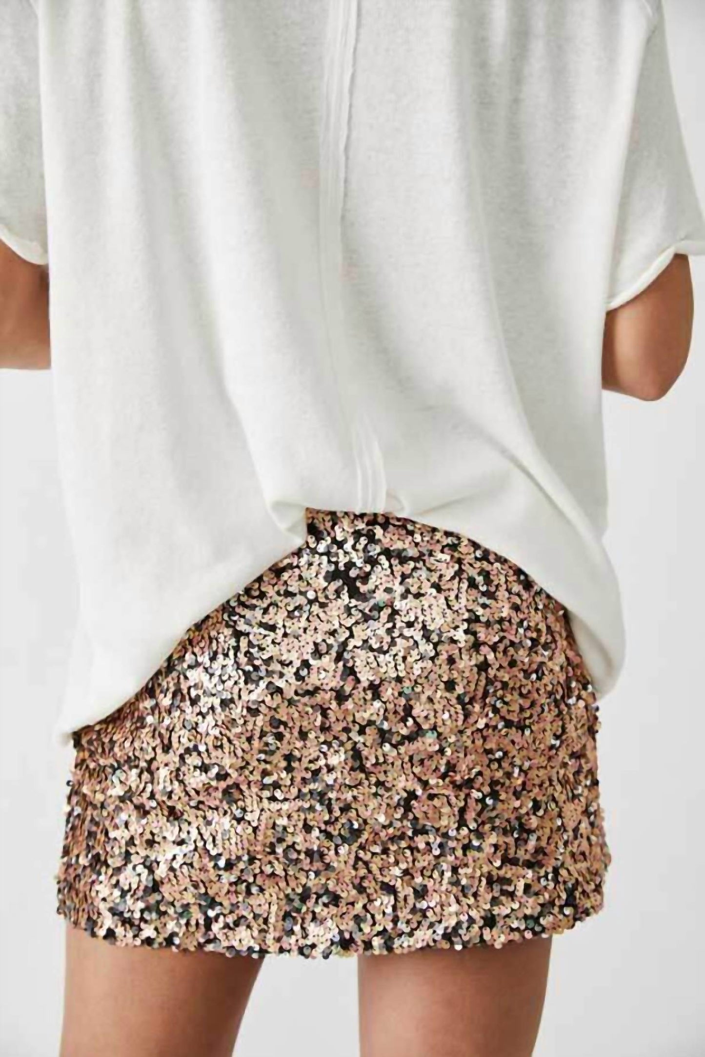 Free People - Annalise Sequin Mini Skirt