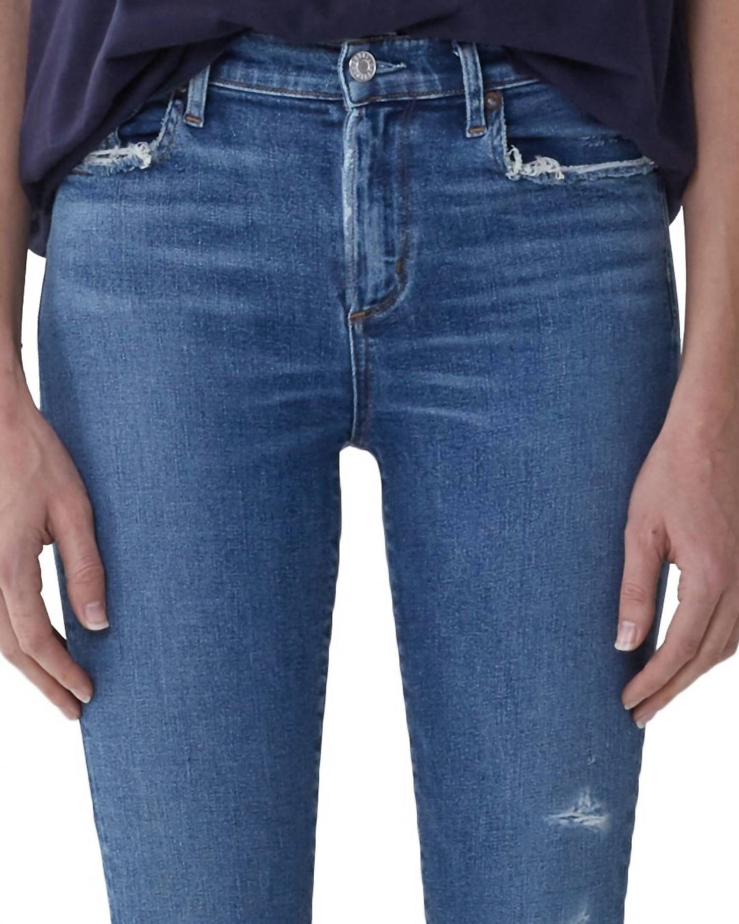 Agolde - Sophie High-rise Ankle Pentacle Jeans