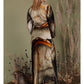 -Bl^Nk- - Amerie Long Sleeve Maxi Dress