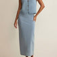 Z Supply - Gail Jersey Denim Midi Skirt