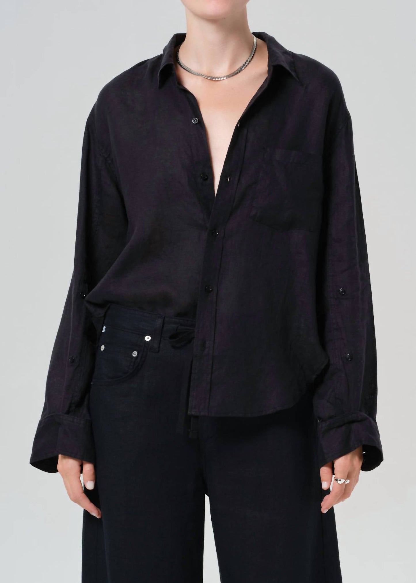 Citizens Of Humanity - Kayla Shrunken Linen Shirt