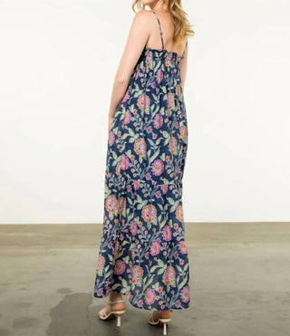 Thml - Strap Tie Floral Maxi Dress