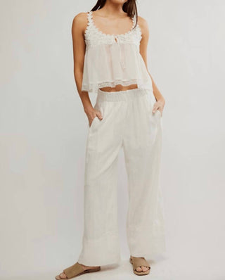 Free People - Calças de linho Days End